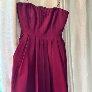 Sophisticated Grosgrain J.Crew strapless pleated dress